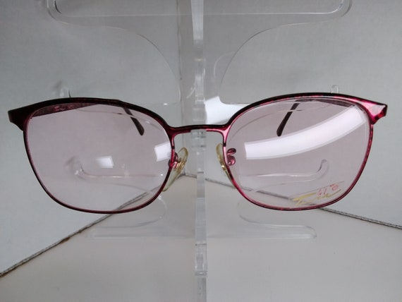 tura  260 vintage eyeglass frames 50-18-140 red - image 1