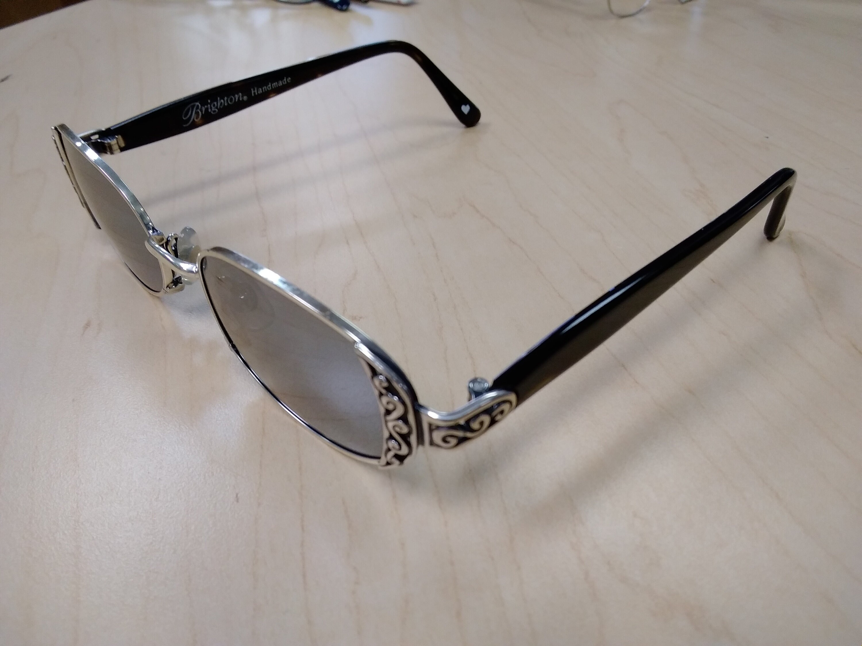 Brighton Vintage South Pacific Silver Sunglasses Brighton South Pacific Sunglasses 48-18-135 - Etsy Canada main image 3