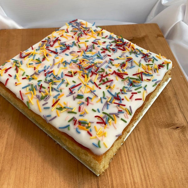 Vanilla Sprinkle School Cake! - Perfect Postal Gift!