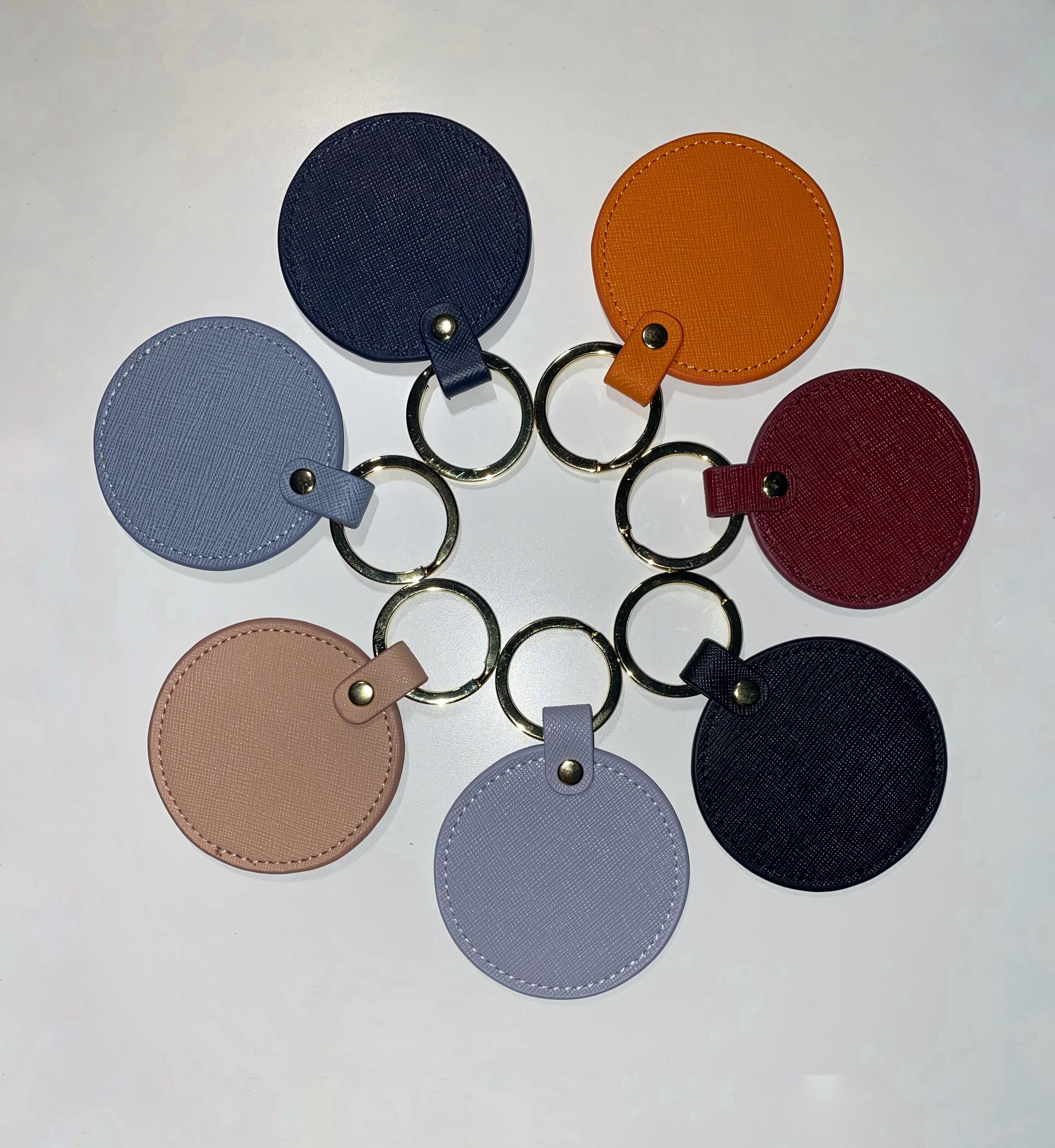 Personalised Circle Keychain Keyring Etsy UK