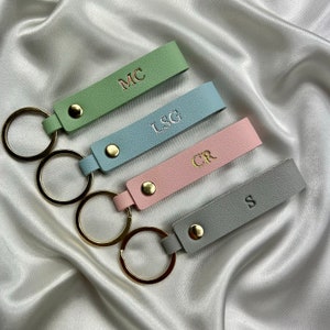 Personalised Loop Keychain Keyring - Gifts for Her - Gift for Him - Birthday Gift - Mothers Day - Fathers Day - Car Fob - New Car - New Home