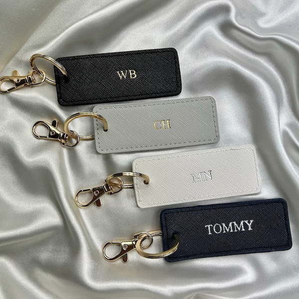 Personalised Luggage Tag - Keychain - Keyring Bag Charm - Gifts for Her - Gifts for Him - Travel Accessories - Custom Keychain