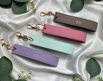 Personalised Wristlet Keychain - Keyring - Gift for Her - Mothers Day - Bag Charm - Custom Keyring