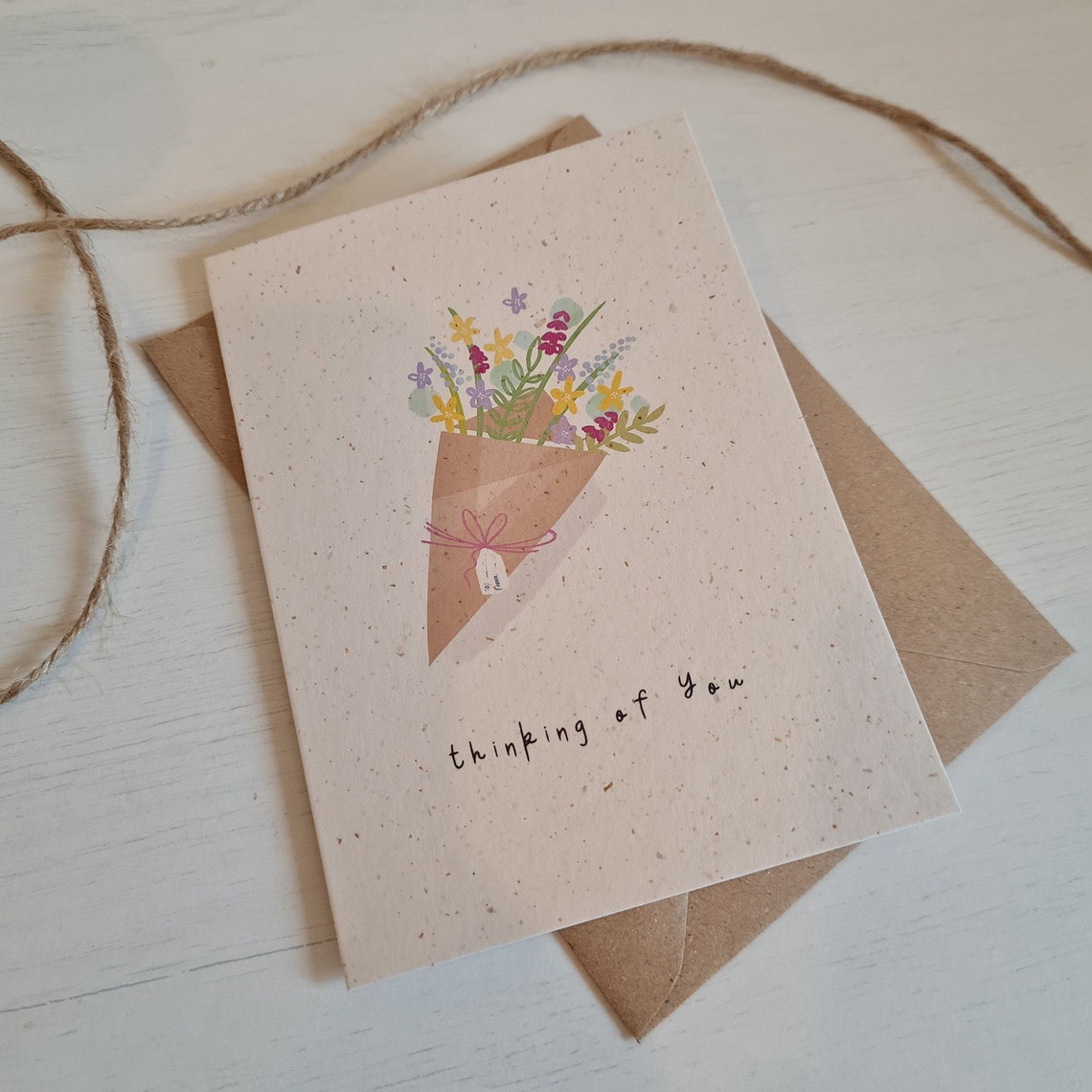 Greetings card Plantable seed card Eco friendly card Etsy