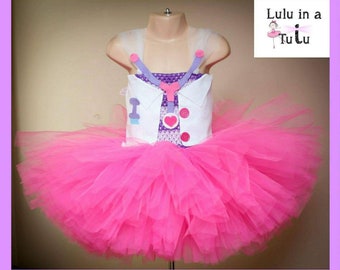 Doc McStuffins Tulle Outfit Soft Pink Doc McStuffins Birthday Dress