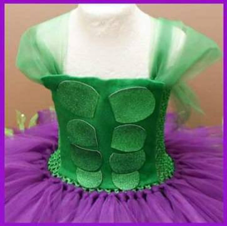 Hulk Superhero Character Inspired Layered Knee Length Tutu Dress CostumeParty DressBirthday DressHalloween Costume
