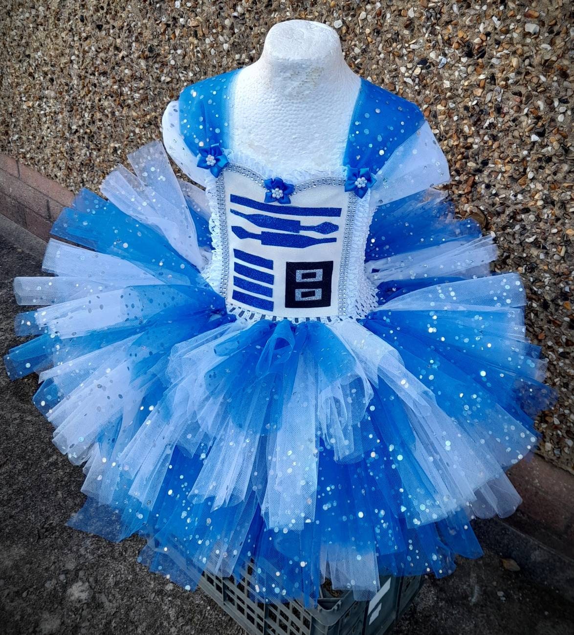 Disney Star Wars Chewbacca Chewy Tutu Dress Costume 3T - 5y 