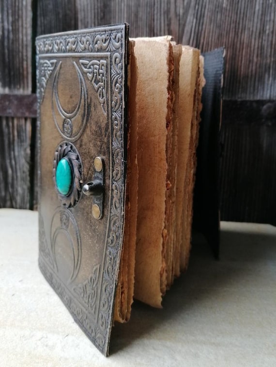 Koppeling Raadplegen Beroep Vintage lederen dagboek met slot heksenspullen lederen boek - Etsy België