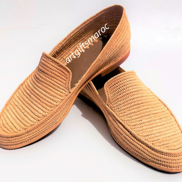 Raffia loafers Loafers
