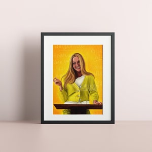 Clueless Cher Print