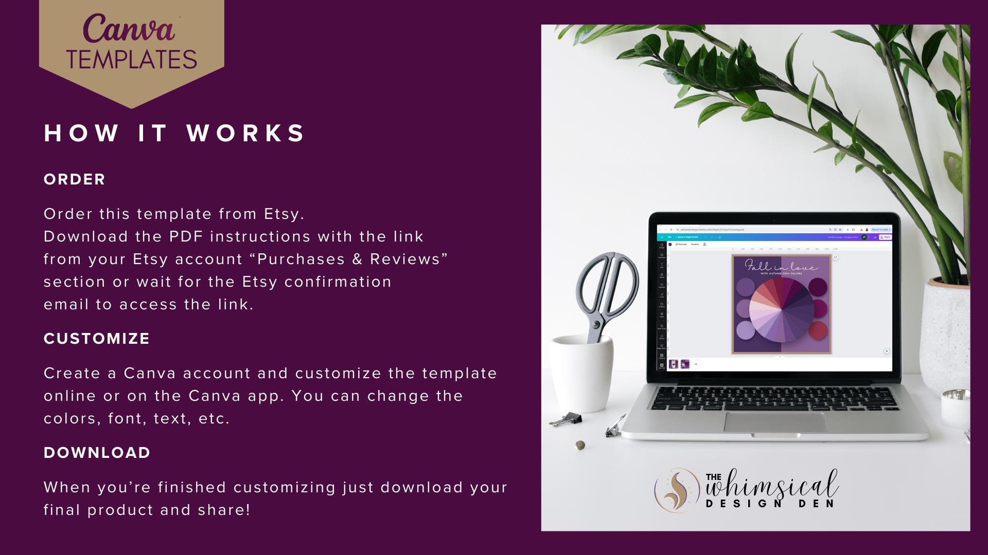 Fall Fashion Color Wheel Canva Template Fashion Social Media Template Fall fashion color wheel canva template fashion social media template