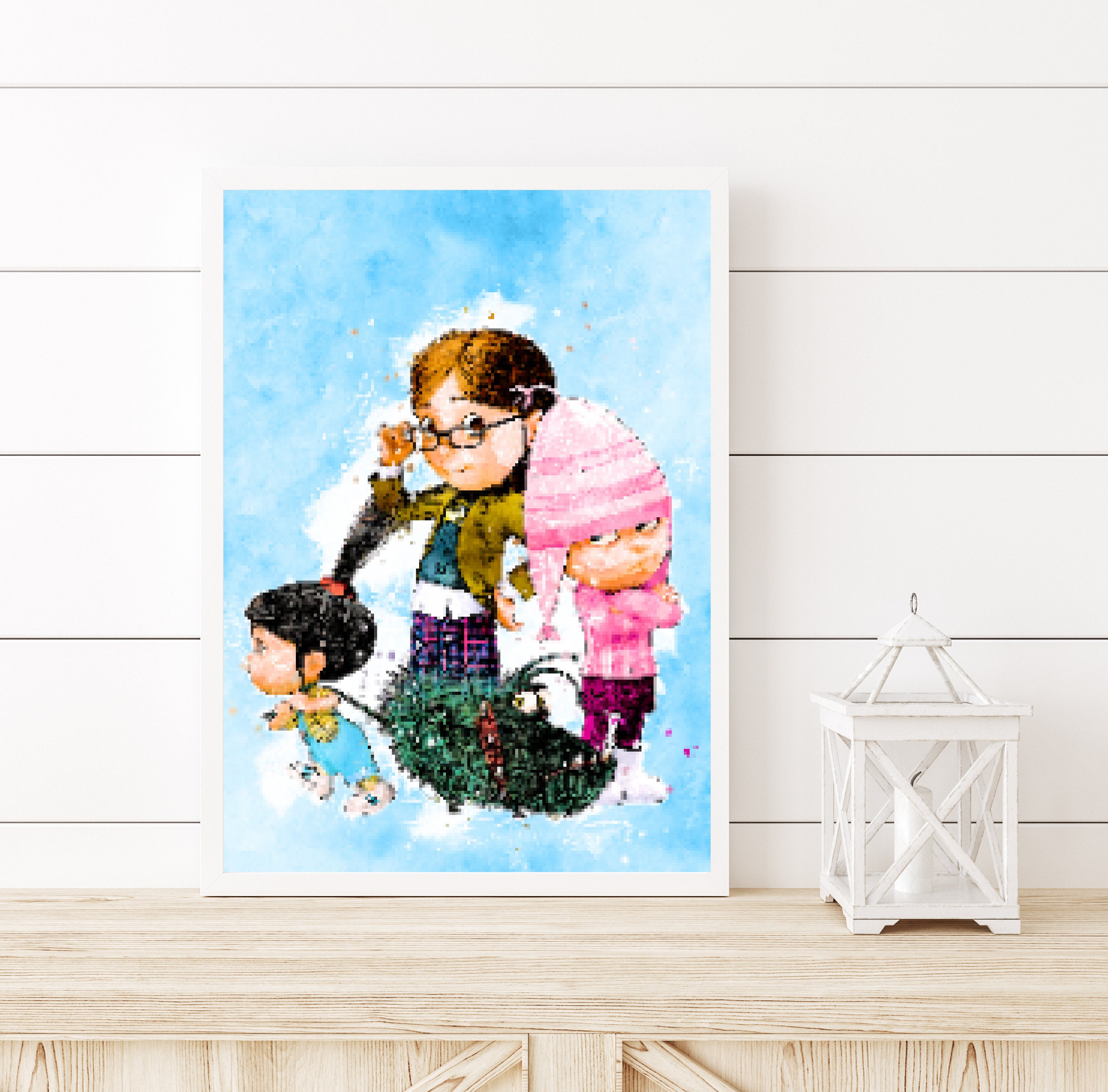 Despicable Me Girls Margo Edith And Agnes Watercolor Poster Etsy Despicable Me Girls Margo Edith And Agnes Watercolor Poster Etsy