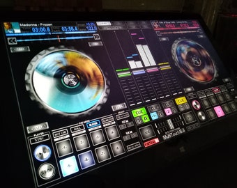 Virtuelle DJ-Mixing-Schnittstelle für Touchscreen – VDJ Multi-touch 8.3 + Version 8.4 (4 DECKS)