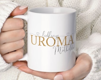 Tasse Lieblingsuroma personalisiertes Geschenk Uroma / LMS001