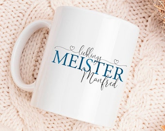 Cup favorite master gift personalized master craftsman / LMS001
