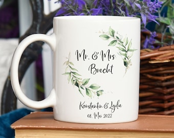 Tasse personalisiertes Geschenk Hochzeit