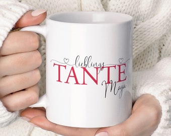 Tasse personalisiertes Geschenk Tante / LMS001