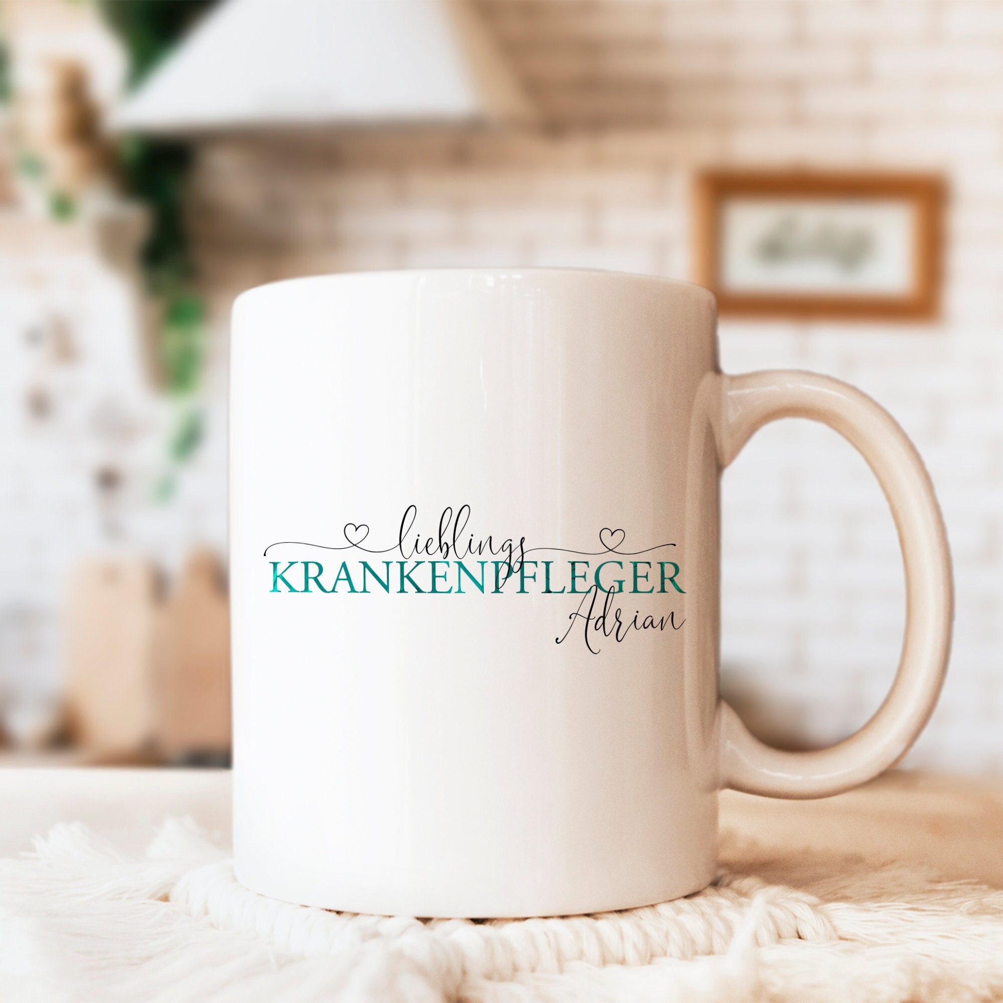 Personalisiert Altenpflegerin Tasse | 330 Ml Keramik, Spülmaschinenfest | Geschenk Für Pflegekräfte