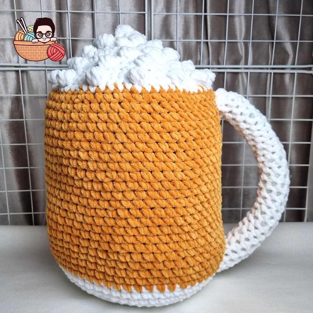 Crochet Chonky Beer Beer Crochet Pattern Crochet Beer Etsy