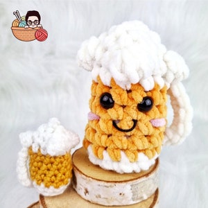 Bibi Beer Crochet Pattern, Crochet Beer, Crochet Beer PDF Pattern