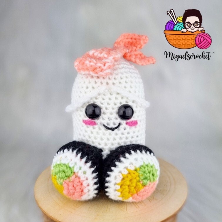 Sushi Crochet Hat - Etsy