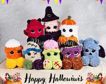 Lot de mini motifs Halloween