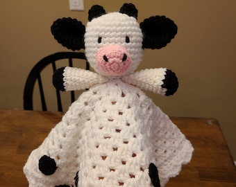 Patrón de peluche de gatitos y vaca de crochet