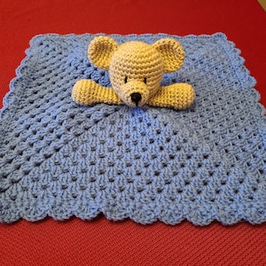 Kittens and Crochet Bear Lovey Pattern