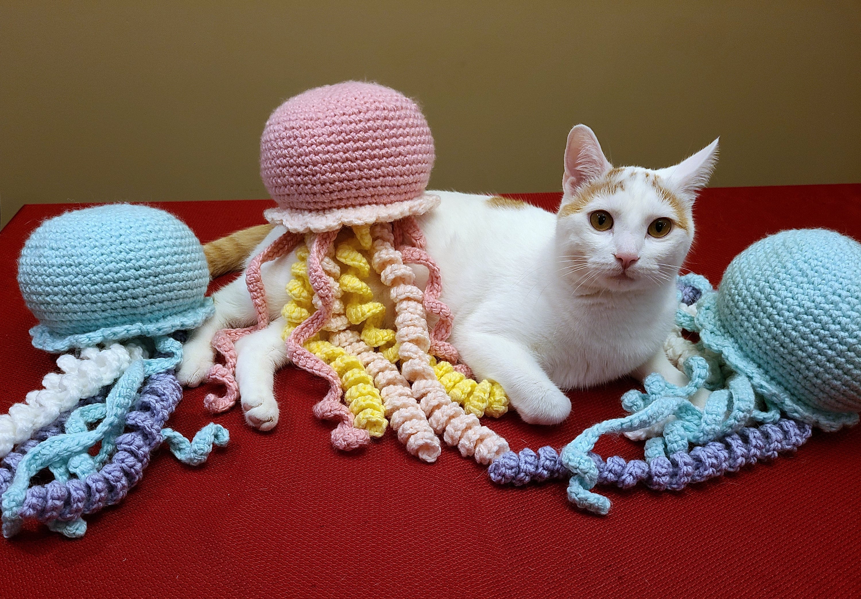 34 Kitten Crochet Patterns for Adorable Cats, Fantasy Kittens, and Quick Amigurumi Makes 26 Kittens and Crochet Large Jellyfish