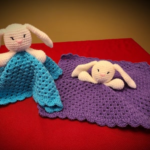Kittens and Crochet Bunny Lovey Pattern