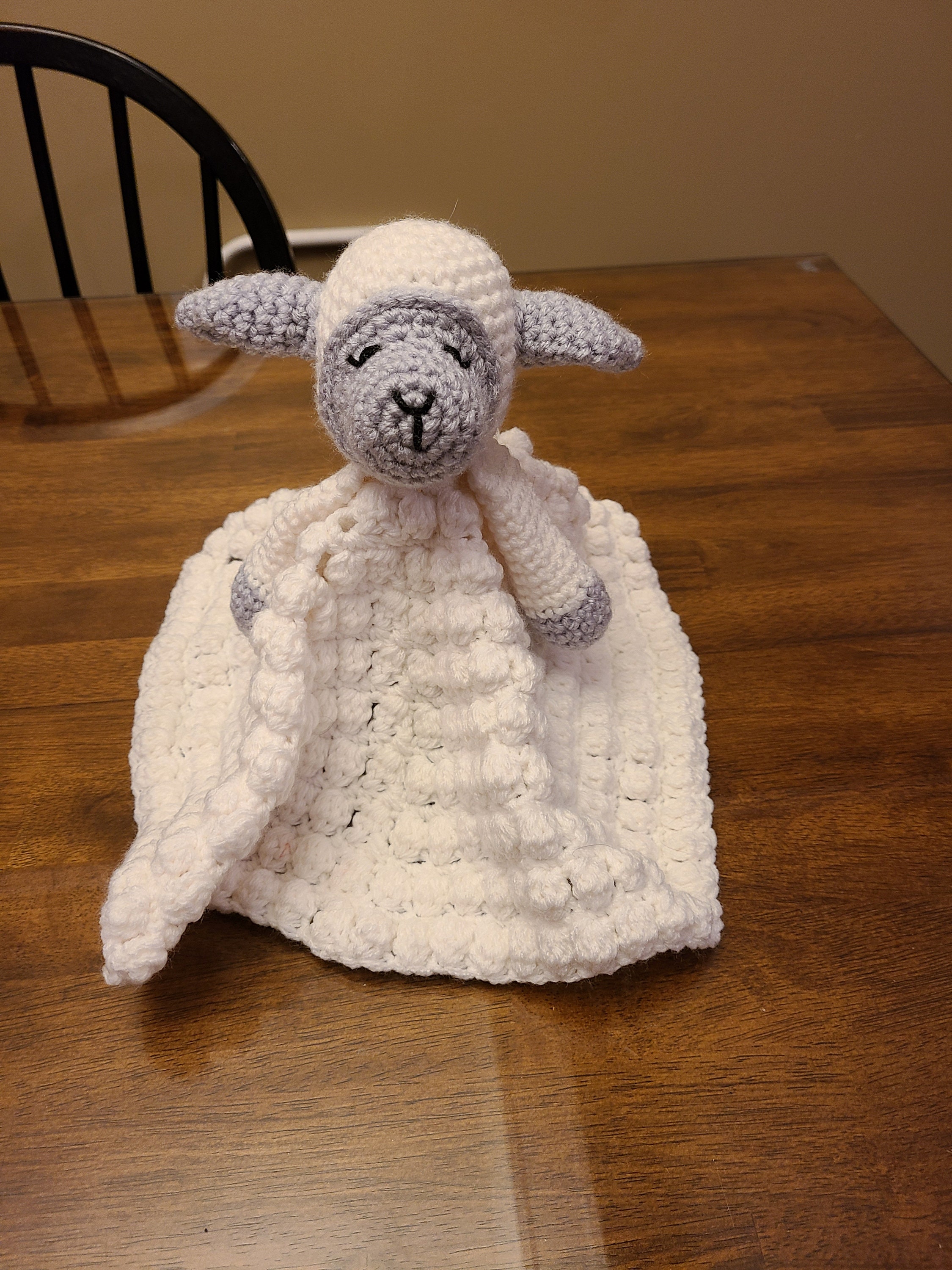 Kittens and Crochet Lamb Baby Security Blanket lovey Pattern Etsy UK