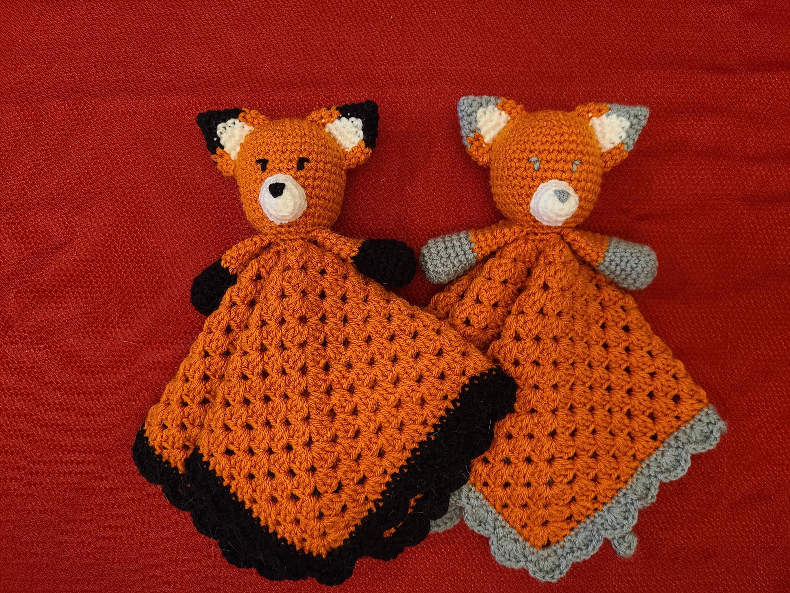 34 Kitten Crochet Patterns for Adorable Cats, Fantasy Kittens, and Quick Amigurumi Makes 17 Kittens and Crochet Fox Baby Security Blanket