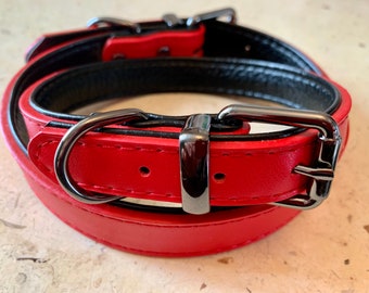 etsy leather collar