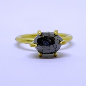 Diamond Ring - Brown Diamond Ring - Diamond Jewellery - 18K Gold Ring - Natural Diamond Ring - Natural Brown Diamond Jewelry For Women