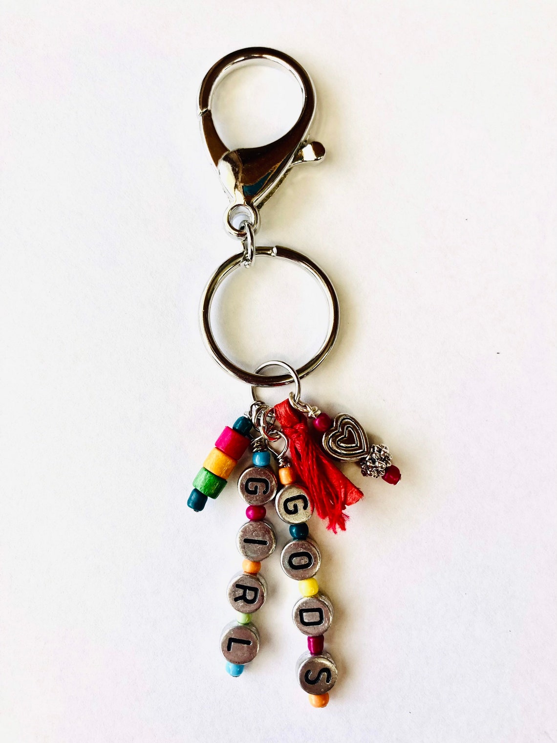 Beaded Backpack Charm Handmade Beaded Keychain God's Etsy