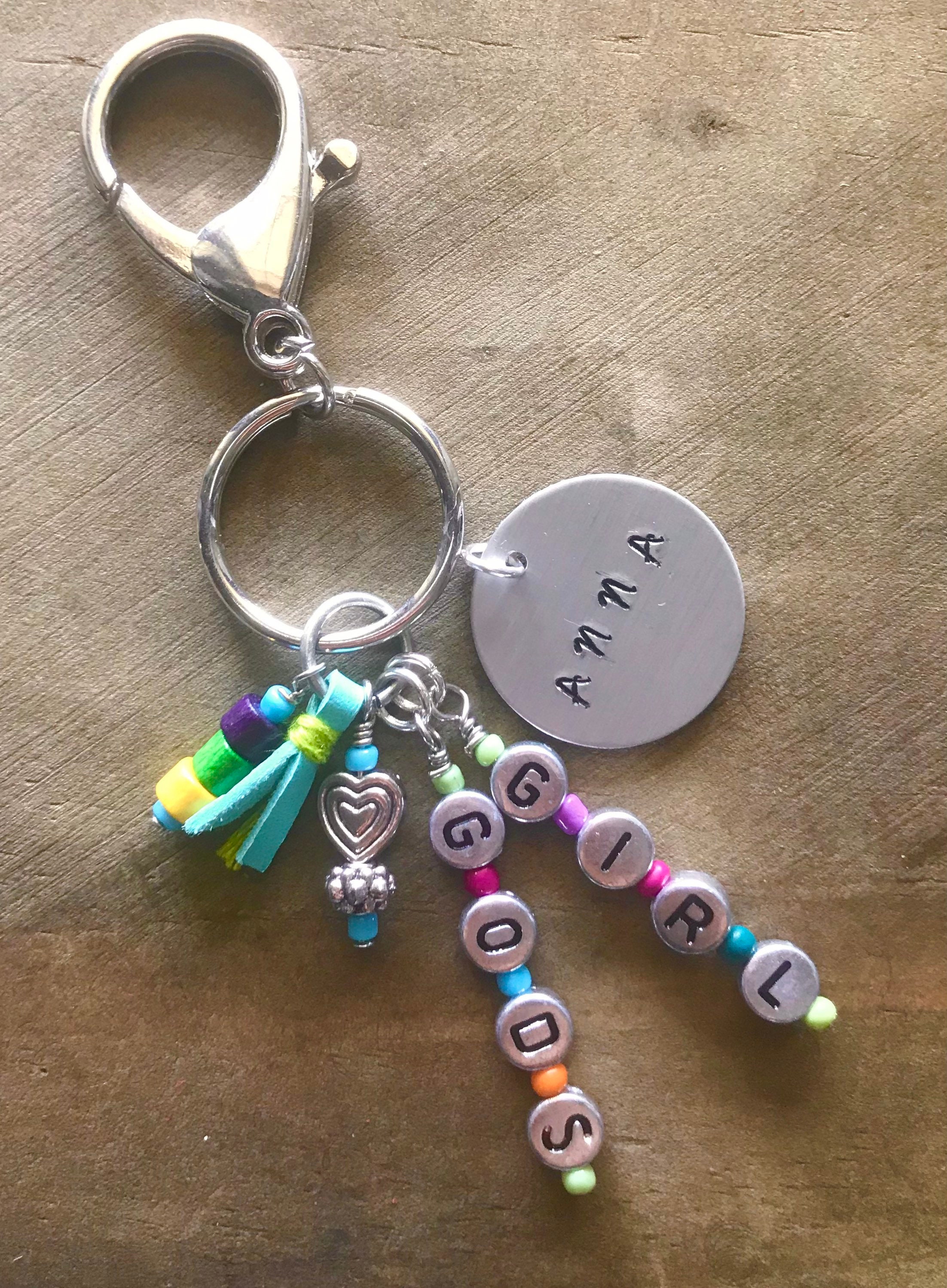 Beaded Backpack Charm Handmade Beaded Keychain God's Etsy