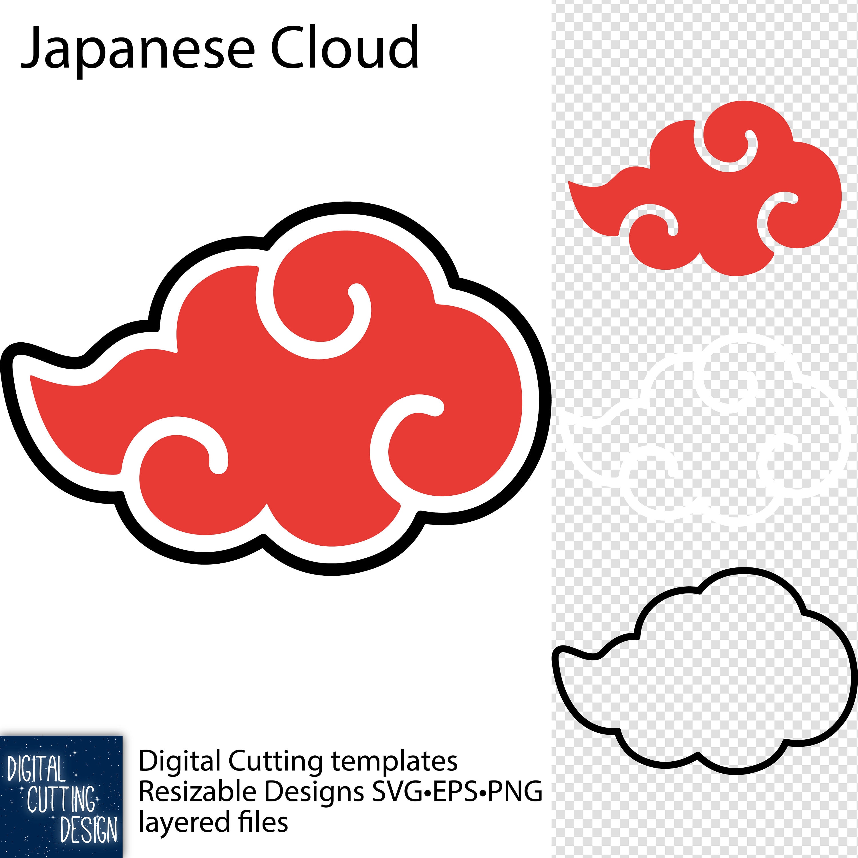 Akatsuki Clouds Crossed Decorative Plate – Vinyl Labz