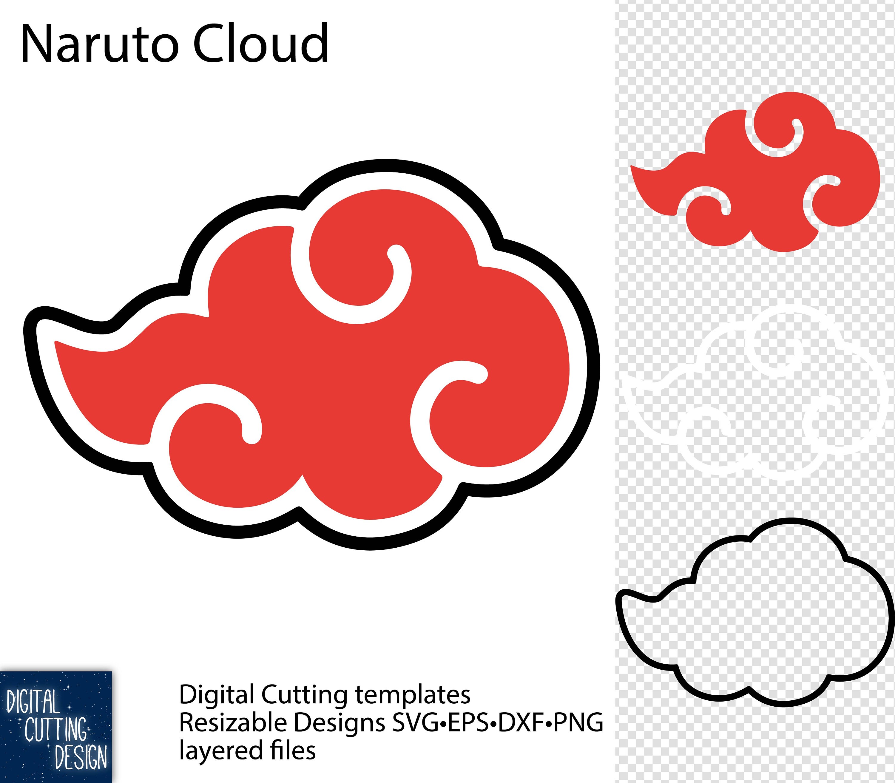 naruto cloud symbol vector resizable cutting files svg eps etsy ireland