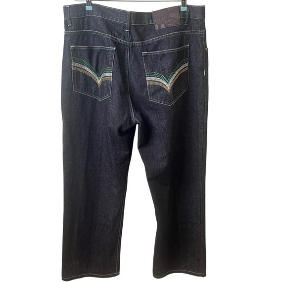 U.T. Sports Collection Black Embellished Pockets Streetwear Jeans 40x32 Men's View 3
