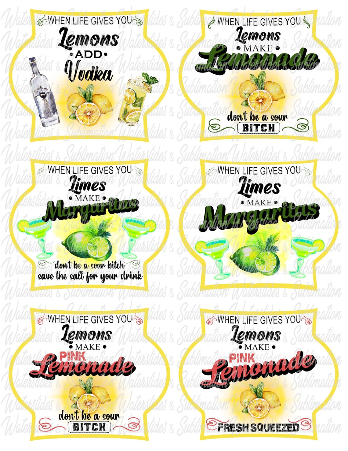 lemonade label singles 6894 digital no svg etsy
