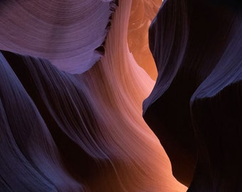 Antelope Slot Canyon Shadows, Arizona