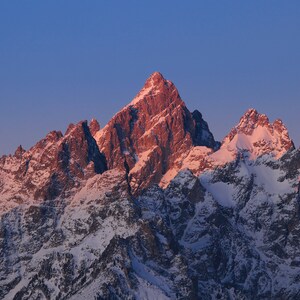 Grand Teton Mountains at Sunrise