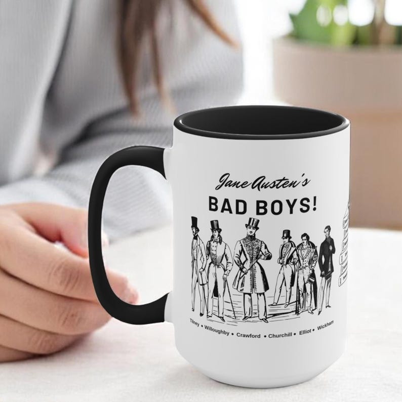 Jane Austen Character Mug
