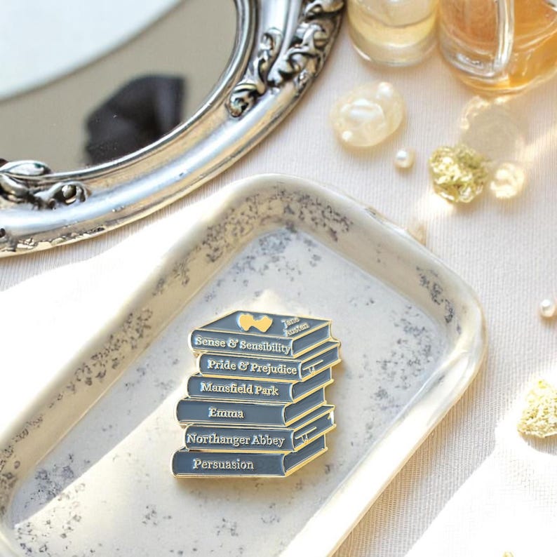 Jane Austen Gift Jane Austen Jewelry Brooch Pin