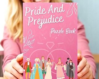Jane Austen Pride And Prejudice Activity Book Word Search Crossword Puzzles Trivia Unscramble Words Sudoku Puzzles For Book Lover Fans