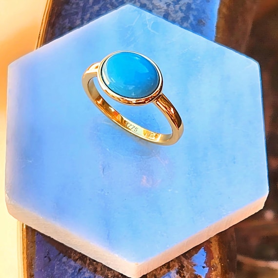 Jane Austen Gifts Turquoise Ring Replica Gift for Her Turquoise