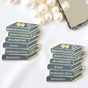 Jane Austen Jewelry Brooch Pin