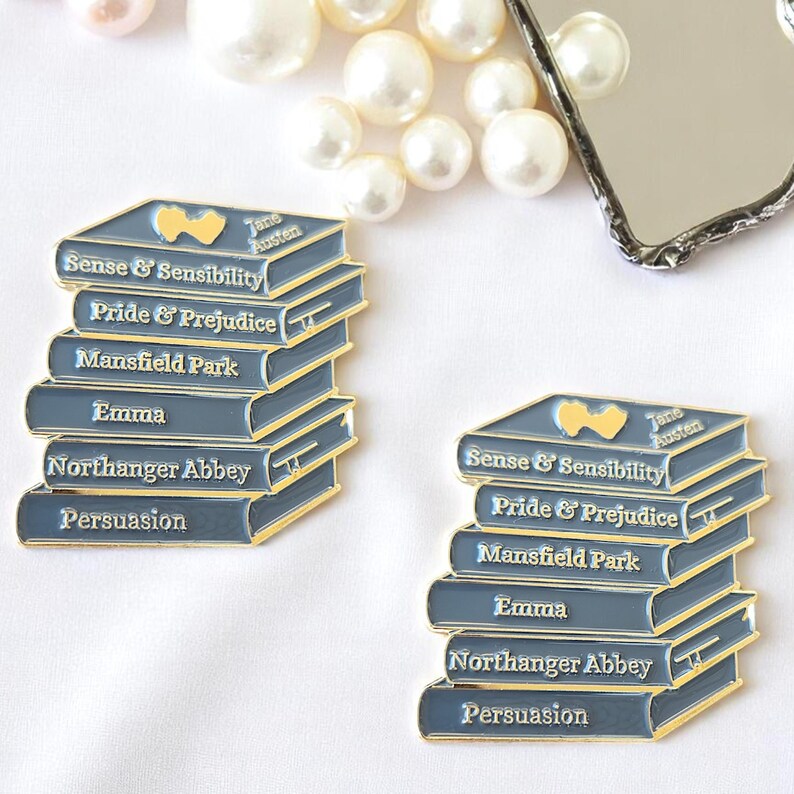 Jane Austen Jewelry Brooch Pin