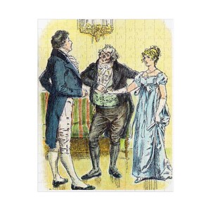 Pride And Prejudice Puzzle Game For Jane Austen Fan Gift Literary Scene Art Book Lover Puzzle Classic Romance Gift For Reader English Novel image 8