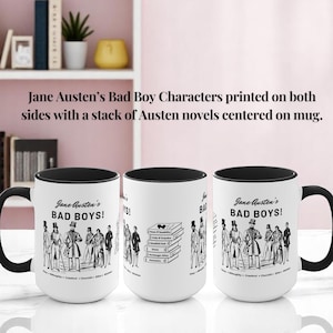 Jane Austen Character Mug